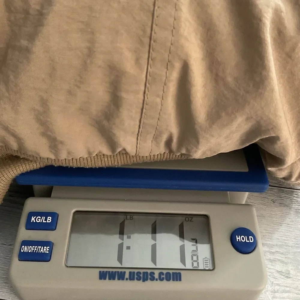 Mibeiga Womens Large‎ Coat Jacket Full Zip Lined Pockets Flaws - Picture 10 of 10